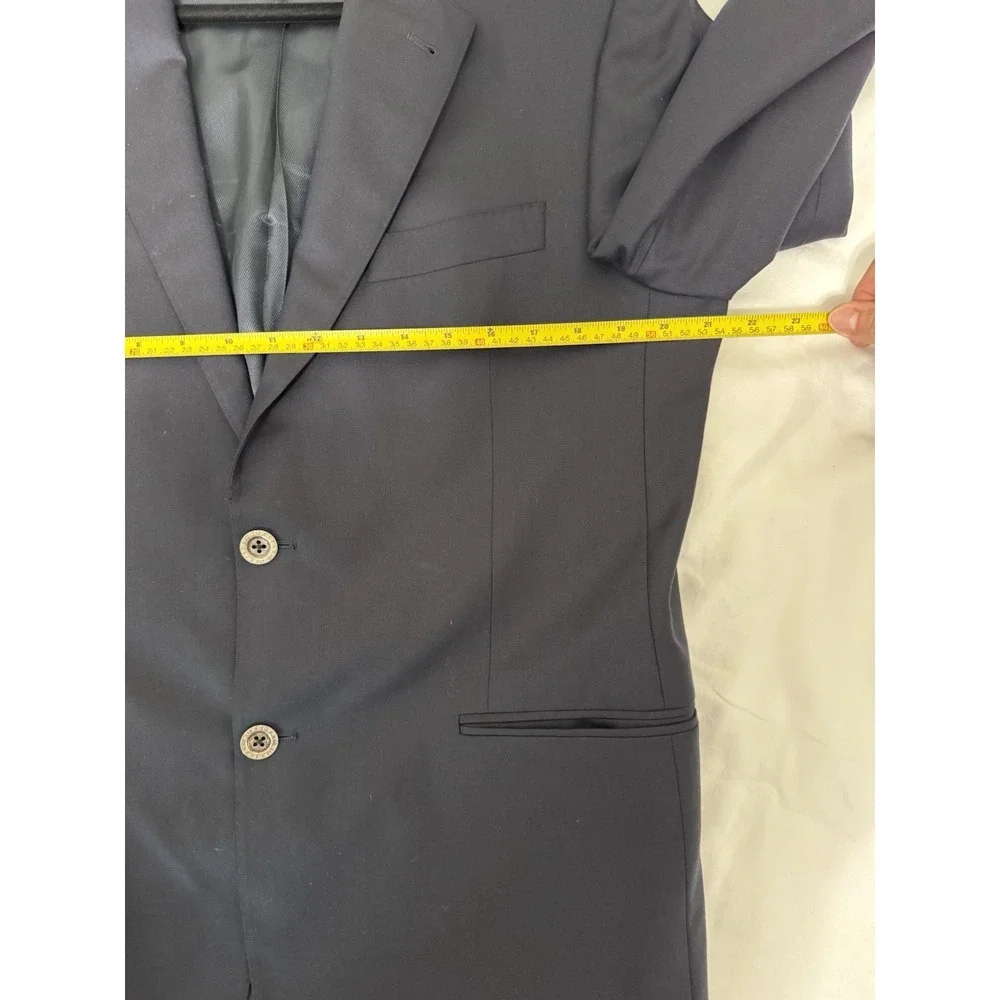 Burberry -‎ Navy Wool And Cashmere Men's Sport Blazer Size 40